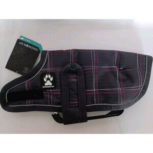 Shedrow K9 Glacier Dog Coat Periscope Plaid/Black XS